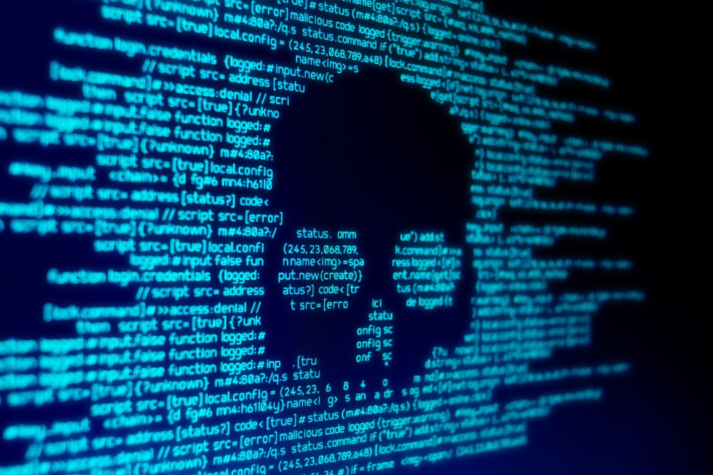 ransomware skull