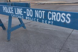 Chicago Police barricade