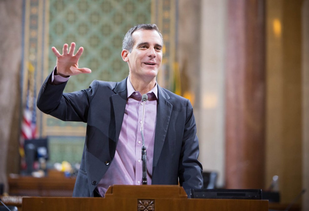 LA Mayor Eric Garcetti