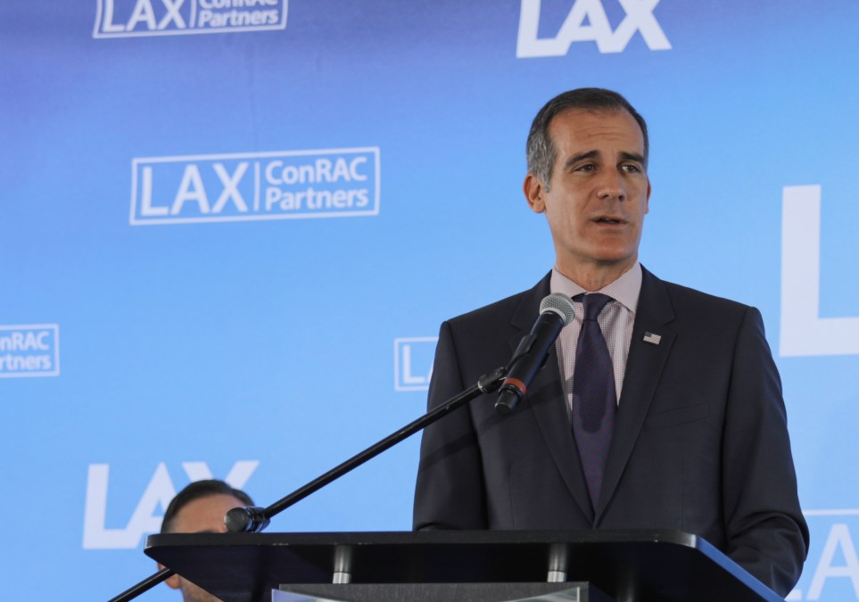 Los Angeles Mayor Eric Garcetti