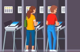 electronic voting illustration