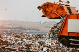 garbage truck dumping