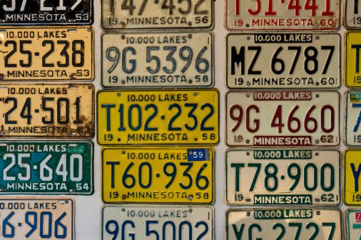 Minnesota license plates