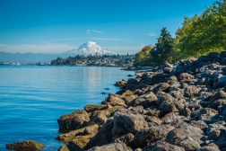 Shoreline, Washington, and Mt. Rainier