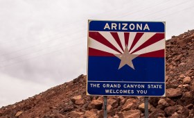 Welcome to Arizona sign