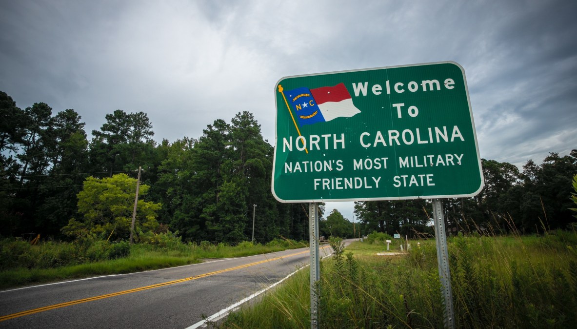 North Carolina sign