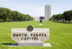 North Dakota state capitol building