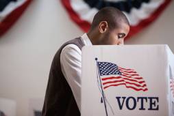 guy voting