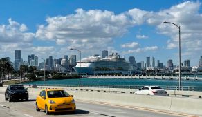 The cruise ship Harmony of the Seas