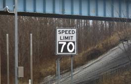 variable speed limit sign