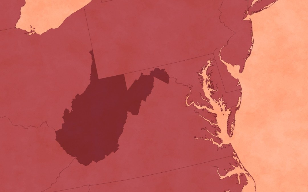 West Virginia map