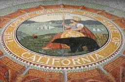 California state seal mosaic