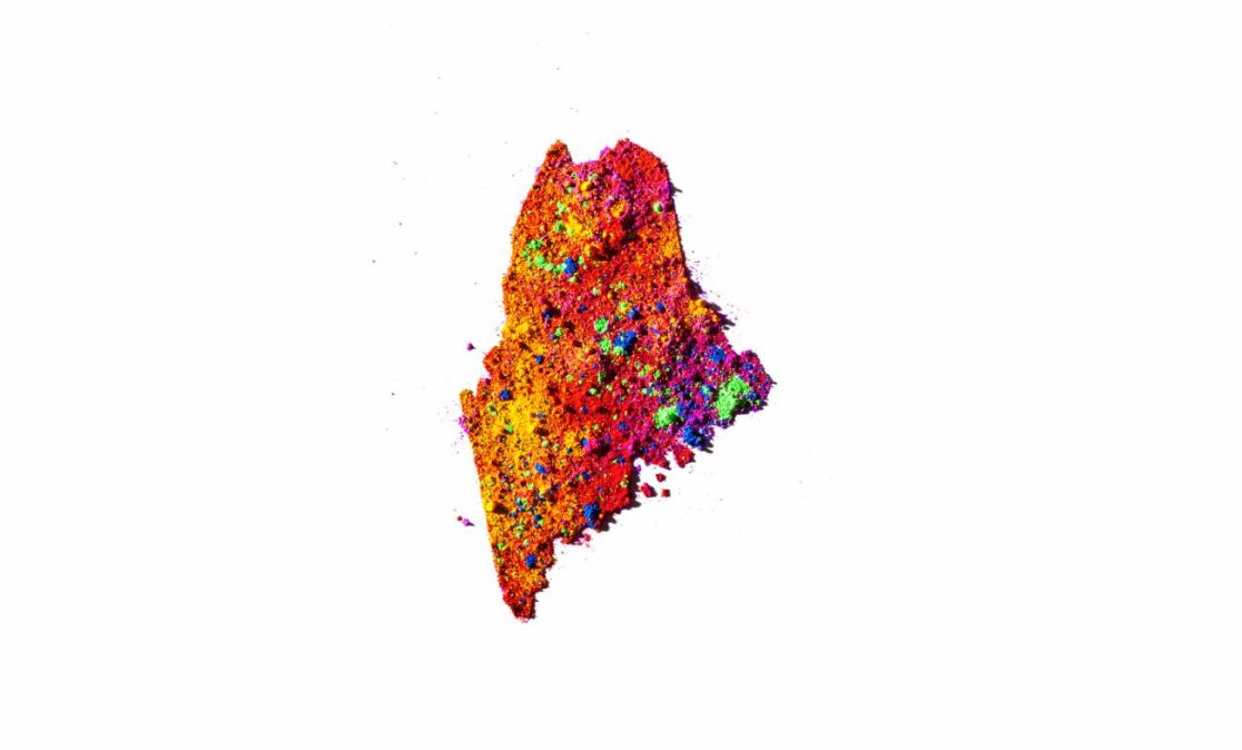 Maine color map