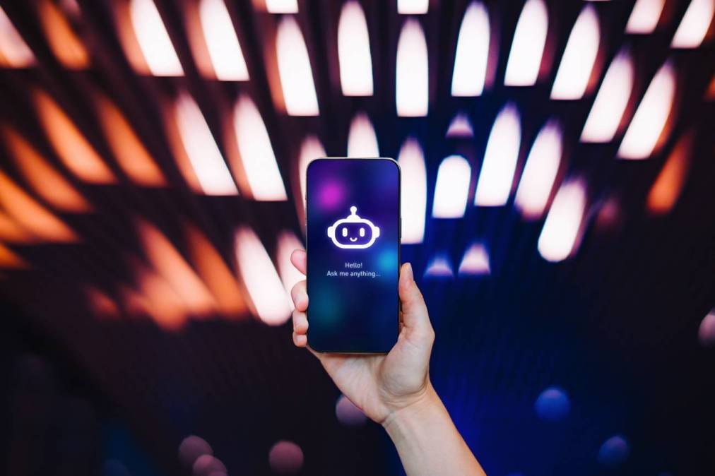 chatbot on phone