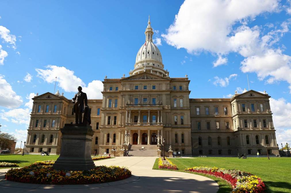 The Michigan State Capitol building