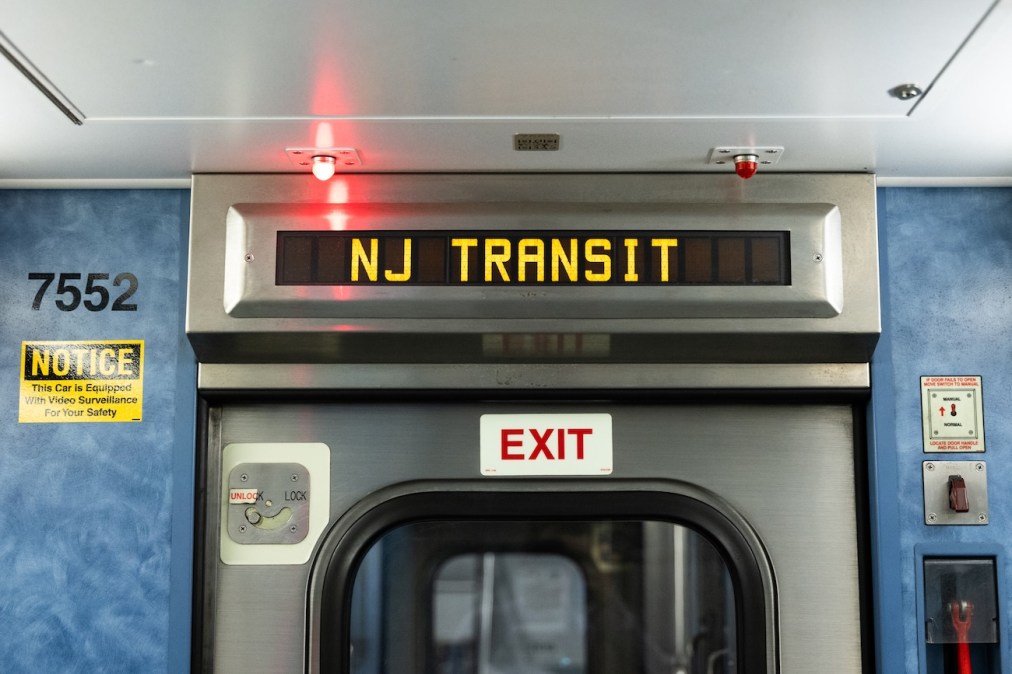 NJ Transit sign