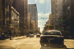 cop car in SF